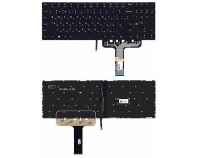 Клавиатура для ноутбука Lenovo Legion Y730-17ICH с подсветкой (Light), Black, (No Frame), RU
