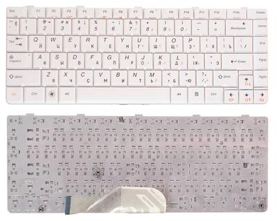 Клавиатура для ноутбука Lenovo IdeaPad (U350, Y650) White, RU