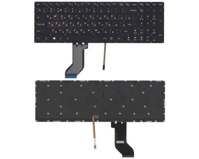 Клавиатура для ноутбука Lenovo IdeaPad (Y700, Y700-15ISK) с подсветкой (Light), Black, (No Frame), RU