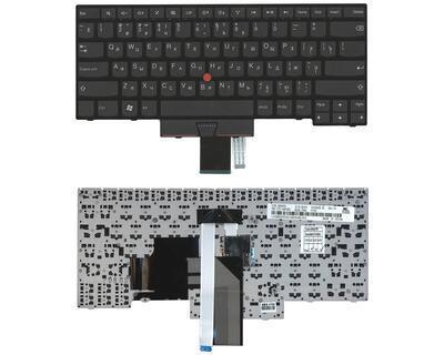 Клавиатура для ноутбука Lenovo ThinkPad Edge (E430, E430C, E435), с указателем (Point Stick) Black, RU