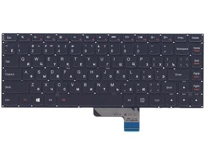 Клавиатура для ноутбука Lenovo IdeaPad (Yoga 2) с подсветкой (Light), Black, (No Frame), RU - фото 2