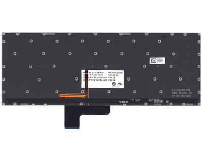 Клавиатура для ноутбука Lenovo IdeaPad (Yoga 2) с подсветкой (Light), Black, (No Frame), RU - фото 3