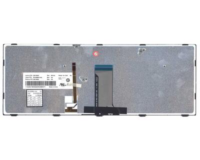 Клавиатура для ноутбука Lenovo IdeaPad FLex 14 G40, G40-30, G40-45, G40-70, G40-75, G40-80, Z41-70, 500-14ACZ, 500-14ISK, 300-14ISK, B40-80 с подсветкой (Light), Black, (Silver Frame), RU - фото 3