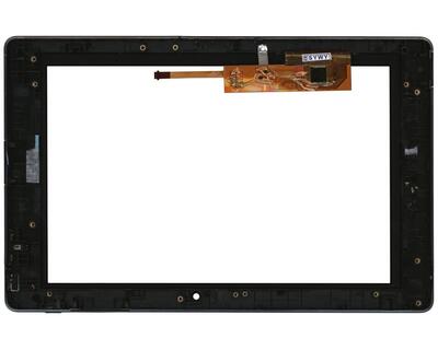 Тачскрин (Сенсорное стекло) для планшета Lenovo IdeaPad K2 черный с рамкой