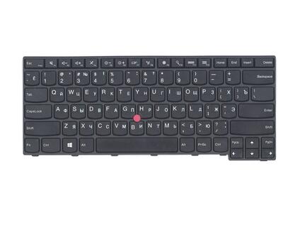 Клавиатура для ноутбука Lenovo ThinkPad (E450) с указателем (Point Stick), Black, (Black Frame), RU - фото 2