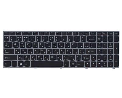 Клавиатура для ноутбука Lenovo IdeaPad (B5400, M5400) Black, (Silver Frame), RU - фото 2