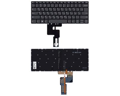 Клавиатура для ноутбука Lenovo IdeaPad 330S-14 с подсветкой (Light), Black, (No Frame), RU
