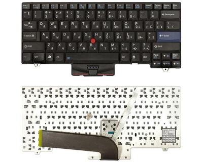 Клавиатура для ноутбука Lenovo ThinkPad (SL410, SL510) с указателем (Point Stick) Black, RU