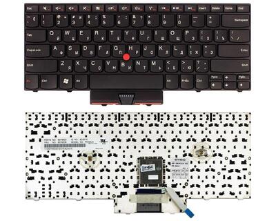 Клавиатура для ноутбука Lenovo ThinkPad Edge (13), с указателем (Point Stick) Black, RU