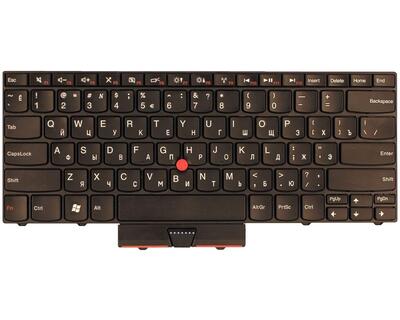 Клавиатура для ноутбука Lenovo ThinkPad Edge (13), с указателем (Point Stick) Black, RU - фото 2