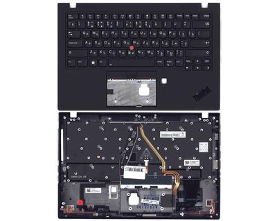 Клавиатура для ноутбука Lenovo ThinkPad X1 Carbon Gen 7 v.2 Black, (Black TopCase) RU