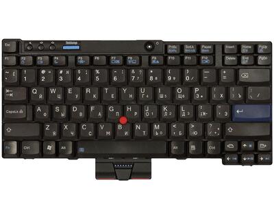 Клавиатура для ноутбука Lenovo ThinkPad (X200, X201) с указателем (Point Stick) Black RU - фото 2