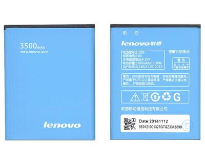 Аккумуляторная батарея для смартфона Lenovo BL205 P770 3.8V Blue 3500mAh 13.3Wh
