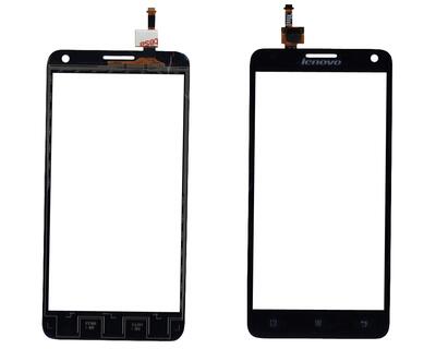 Тачскрин (Сенсорное стекло) для смартфона Lenovo S580 черный