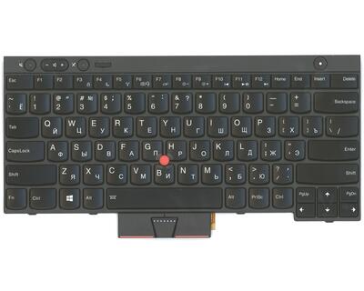 Клавиатура для ноутбука Lenovo ThinkPad (T430, T430I, X230, T530, L430, L530) с указателем (Point Stick) Black, Black Frame, RU - фото 2