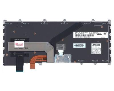 Клавиатура для ноутбука Lenovo ThinkPad (Yoga 260, 460) с указателем (Point Stick), с подсветкой (Light) Black RU - фото 3