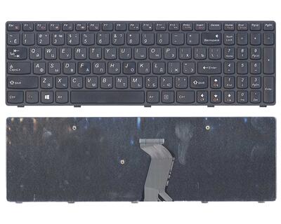 Клавиатура для ноутбука Lenovo IdeaPad (G500, G700), Black, (Black Frame) RU