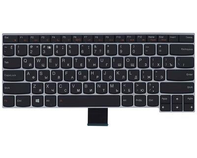 Клавиатура для ноутбука Lenovo IdeaPad (V490) Black, (Silver Frame), RU - фото 2