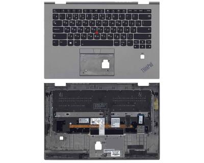 Клавиатура для ноутбука Lenovo ThinkPad X1 Yoga 3rd Gen Silver, (Silver TopCase) RU