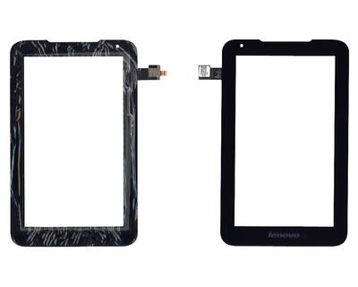 Тачскрин (Сенсорное стекло) для планшета Lenovo IdeaTab A1000L черное