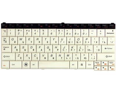 Клавиатура для ноутбука Lenovo IdeaPad (S10-3T) White, RU - фото 2