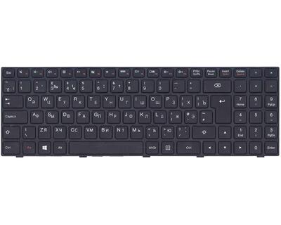 Клавиатура для ноутбука Lenovo IdeaPad (100-15) Black, (Black Frame), RU - фото 2