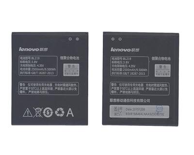 Аккумуляторная батарея для Lenovo BL219 A916 3.8V Black 2500mAh 9.50Wh