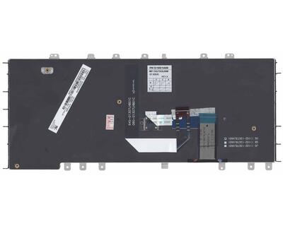 Клавиатура для ноутбука Lenovo ThinkPad (Yoga S1) с подсветкой (Light), с указателем (Point Stick), Black, Black Frame, RU - фото 3