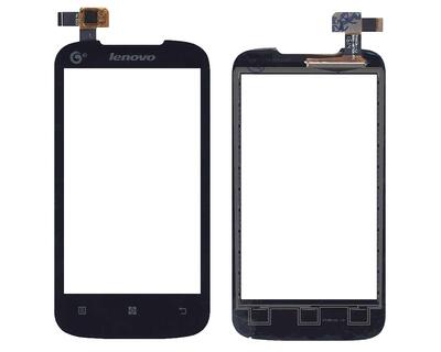 Тачскрин (Сенсорное стекло) для смартфона Lenovo IdeaPhone A369i черный