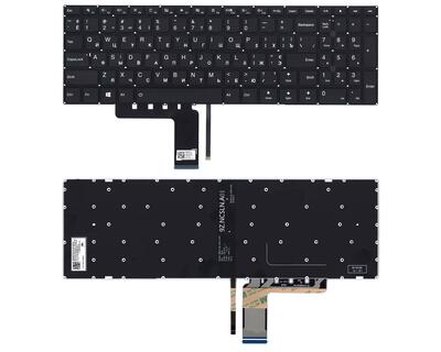 Клавиатура для ноутбука Lenovo IdeaPad 310-15ISK с подсветкой (Light) Black, (No Frame) RU