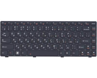 Клавиатура для ноутбука Lenovo IdeaPad (Y480) с подсветкой (Light), Black, (Black Frame), RU - фото 2
