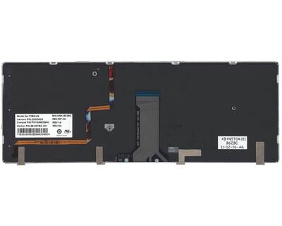 Клавиатура для ноутбука Lenovo IdeaPad (Y480) с подсветкой (Light), Black, (Black Frame), RU - фото 3