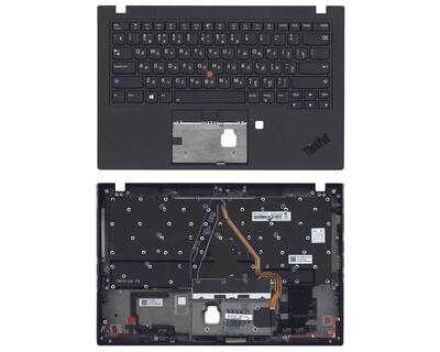 Клавиатура для ноутбука Lenovo ThinkPad X1 Carbon Gen 8 Black, (Black TopCase) RU