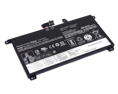 Аккумуляторная батарея для ноутбука Lenovo 00UR892 ThinkPad T570 15.28V Black 2095mAh OEM