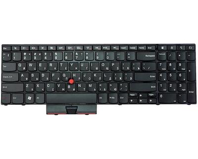 Клавиатура для ноутбука Lenovo ThinkPad Edge (E520), с указателем (Point Stick) Black, (Black Frame), RU