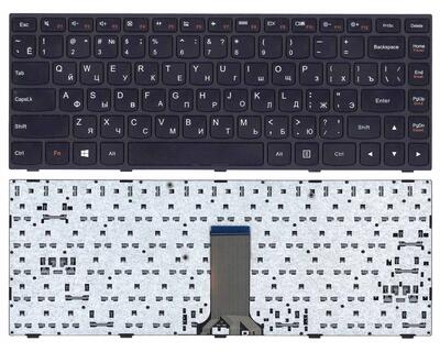 Купить Клавиатура для ноутбука Lenovo Flex 14 G40-30 Black, (Black Frame), RU