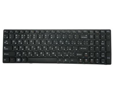 Клавиатура для ноутбука Lenovo IdeaPad G500, G505, G510, G700, G710 , Black, (Black Frame) RU