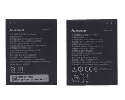 Аккумуляторная батарея для смартфона Lenovo BL243 S8 A7600 3.8V Black 3000mAh 11.4Wh