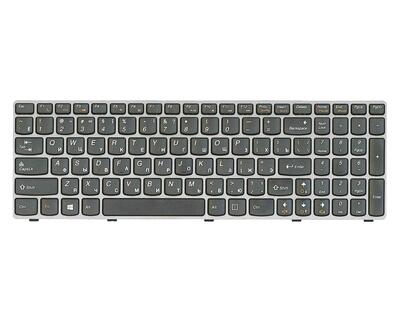 Клавиатура для ноутбука Lenovo IdeaPad G580, G585, Z580, Z585, Z780 Black, (Gray Frame), RU - фото 2