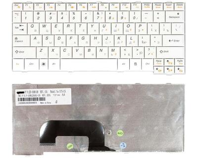 Клавиатура для ноутбука Lenovo IdeaPad (S12) White, RU