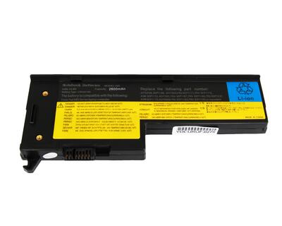 Аккумуляторная батарея для ноутбука Lenovo-IBM 92P1168 ThinkPad X60 14.8V Black 2600mAh OEM