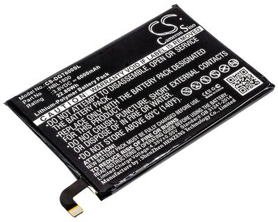 Аккумуляторная батарея для Doogee CS-DGT600SL T6 Pro Homtom 3.8V Black 6000mAh 22.80Wh