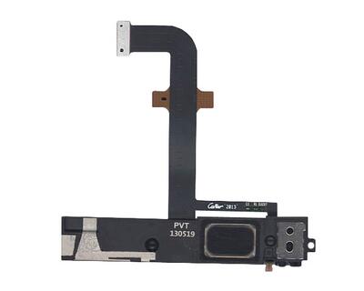 Шлейф с разъемом питания (Dock Connector), микрофоном и звонком для Lenovo K900 черный, Шлейф питан Lenovo K900 B