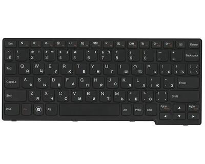 Клавиатура для ноутбука Lenovo IdeaPad (S205) Black, (Black Frame), RU - фото 2