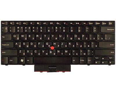 Клавиатура для ноутбука Lenovo ThinkPad Edge (14, 15, E40, E50) с указателем (Point Stick) Black, RU - фото 2