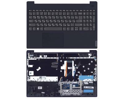 Клавиатура для ноутбука Lenovo IdeaPad S340-15IWL Black, (Dark blue TopCase) RU