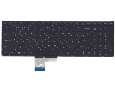 Клавиатура для ноутбука Lenovo IdeaPad (Y50-70) с подсветкой (Light), Black, (Black Frame) RU - фото 2