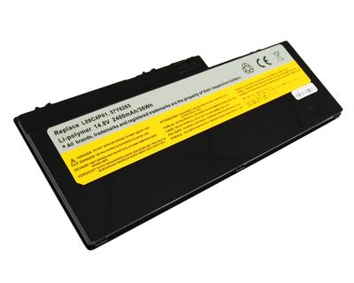 Аккумуляторная батарея для ноутбука Lenovo-IBM L09C4P01 IdeaPad U350 14.8V Black 2400mAh OEM - фото 2