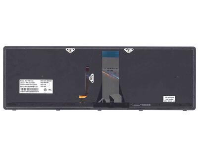 Клавиатурадля ноутбука Lenovo IdeaPad (G505S, Z510) с подсветкой (Light), Black, (Silver Frame), RU - фото 3
