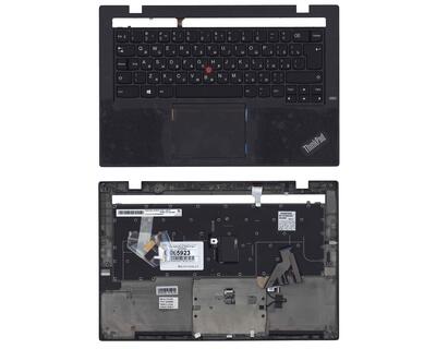 Клавиатура для ноутбука Lenovo Thinkpad X1 Carbon Gen 2 (2014) Black с подсветкой (Light), (Black Frame), RU